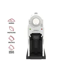Máquina Café MULTI-CÁPSULAS 3 em 1 Dimobilli D2 Branca