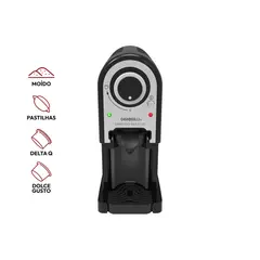Máquina Café MULTI-CÁPSULAS 3 em 1 Dimobilli D5 Preta