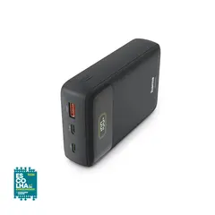 Powerbank 20000mAh USB-A+USB-C 2 Portas PowerPack 20 Cinza