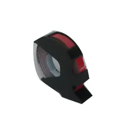 Fita de Gravação Tenza 6mm x 3m Vermelha | Etiquetagem e Organização - bluepixel.pt