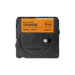 Fita Btagt31 12mm x 4m Laranja/Preto | Etiquetagem e Sinalização | bluepixel.pt