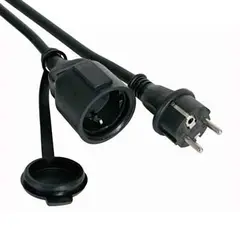 Cabo Extensão Elétrica 10m Preto