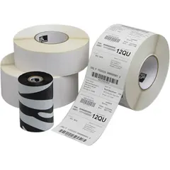Etiquetas 051x25 D76mm 1000T Papel Mate ZEBRA 10 Rolos
