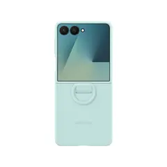 SAMSUNG Capa de Silicone com Anel B7 FLIP 7 Azul Claro