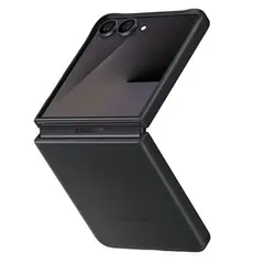 SAMSUNG Capa Vegana B7 FLIP 7 Preto