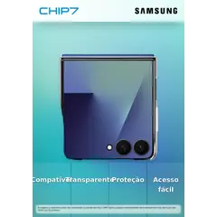 SAMSUNG Capa Transparente B7 FLIP 7 Transparente