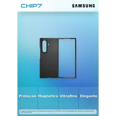 SAMSUNG Capa Magnética Fina Z FOLD 7 Preto