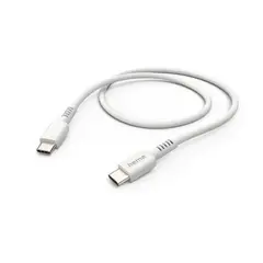 HAMA USB-C TO USB-C CHARGING/DATA CABLE, 0.2 M, WHITE