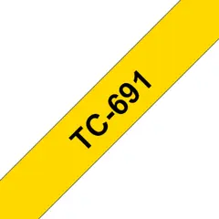 Fita Laminada 9mm x 7,7m Amarelo/Preto - Marca 32 | Loja BluePixel