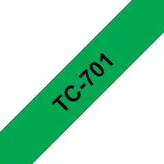 Fita Laminada 12mm x 7,7m Verde/Preto - Alta Qualidade | bluepixel.pt