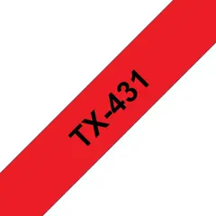 Fita Laminada 12mm x 15m Vermelho e Preto | Marca 32 | Loja BluePixel