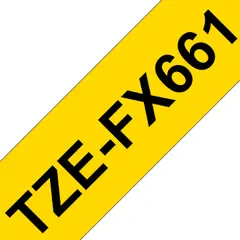 Fita Laminada Flexível 36mm x 8m Amarelo/Preto | Marca 32 | bluepixel.pt