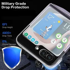 SAMSUNG Z FLIP8 TRANSPARENT CASE