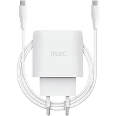 TRUST MAXO 45W USB-C GAN CHARGER WHITE