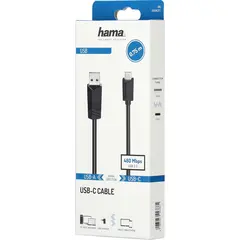 HAMA USB-C Cable USB-A Plug USB-C Plug USB 2.0 480 Mbit/s 0.75 m