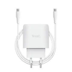 TRUST MAXO 45-watt universal USB-C power adapter 1 port APPLE version White + cable