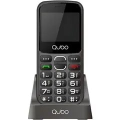 Teléfono Móvil Qubo X-230BKC 4G para Personas Mayores/ Negro