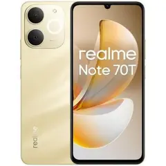 Smartphone Realme Note 70T 4GB/ 256GB/ 6.74'/ Dorado Playa