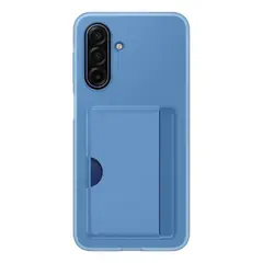 Capa Samsung com Porta de Cartão para Galaxy A17 Azul | BluePixel.pt