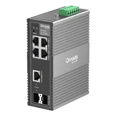 Switch Industrial TP-LINK Omada 6-Portas Gigabit - Conectividade Profissional e Duradoura