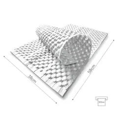 Papel Bolhas 58x38cm 70g Branco 300un