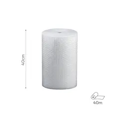 Plástico Proteção com Bolhas de Ar 40cmx40m Rolo