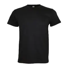 T-Shirt Adulto Algodão 155g Preto Tamanho S