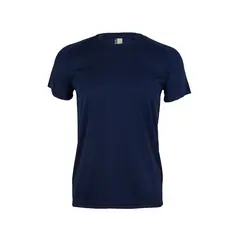 T-Shirt Adulto 100% Poliéster Bird Eye 130g Azul Navy Tam.M