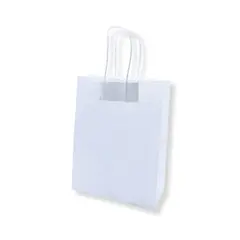 Saco 32x14x40cm Papel 100g c/Asas Branco 1un
