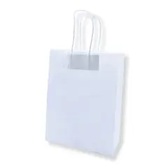 Saco 42x16x49cm Papel 100g c/Asas Branco 1un