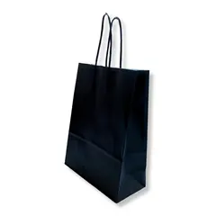 Saco 42x16x49cm Papel 100g c/Asas Preto 1un