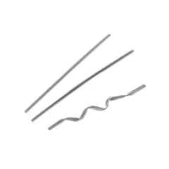 Fecho para Bolsa 9,5cm Prateado Metal 100un