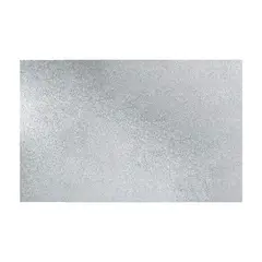 Placa de Cor Musgami Prata Glitter 50x70cm 1un