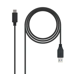 Cabo USB-A 3.1 Macho para USB-C Macho 1m