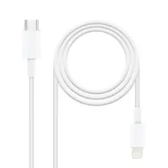 Cabo USB-C Macho para Lightning Macho 1m