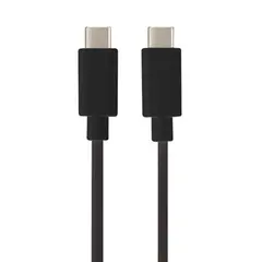 Cabo USB-C 2.0 Macho / Macho Preto 1m