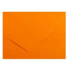 Cartolina 50x65cm Laranja Clementina 185g 1 Folha Canson
