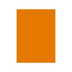 Cartolina A4 180gr 1 Folha Laranja Forte / Ocre (6F)