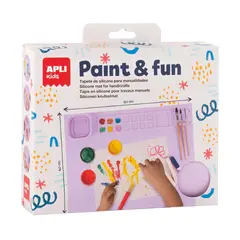 Tapete Lavável de Silicone para Pinturas Lilás