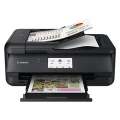 CANON PIXMA TS9550A MFP colour inkjet A4 A3 15ipm Print 200sheets USB LAN Wi-Fi Black
