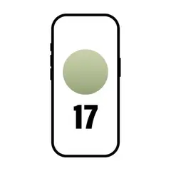 Smartphone Apple iPhone 17 512GB/ 6.3'/ 5G/ Verde salvia