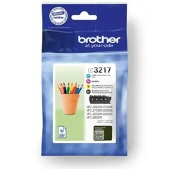 Cartucho de Tinta Original Brother LC3217VAL/ Multipack/ Negro/ Cian/ Magenta/ Amarillo