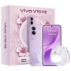 Smartphone Vivo V70 FE 8GB/ 512GB/ 6.83'/ 5G/ Púrpura/ Incluye Cargador + Auriculares