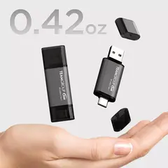 TEAM GROUP X1 64GB USB 3.2 Gen 1 Type-C + Type-A Black