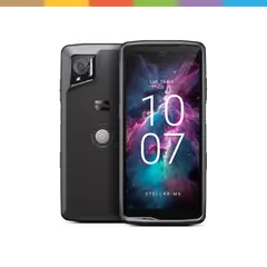 Crosscall Stellar M6 - 5G smartphone - SIM duplo - RAM 6 GB / Memória Interna 128 GB - monitor LCD - 6.1" - 1560 x 720 pixeis - rear camera 50 MP - fr