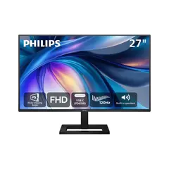 Philips 27B2U4601 - 4000 Series - monitor LED - 27" - 2560 x 1440 QHD @ 120 Hz - IPS - 1500:1 - HDMI, 2xDisplayPort, USB-C - altifalantes - carvão veg