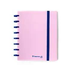 Caderno EcoSmart Classroom A5 PP Ambar Rosa 100g 100Fls