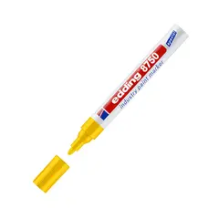 Marcador Permanente Grosso Edding 8750 2-4mm Amarelo 1un