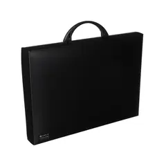 Pasta Porta Desenhos PVC A4 c/Pega Preto