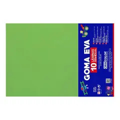 Placa de Goma EVA 40x60cm Verde Claro 1un